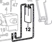 Condensateur antiparasitaire réf. 2 607 329 096 BOSCH